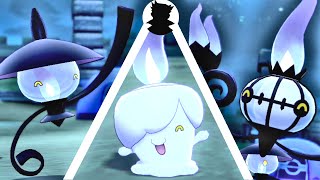 【Pokemon Camp】Litwick・Lampent・Chandelure＆ShinyCute [upl. by Losse]