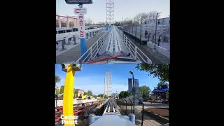 Top Thrill 2 vs Top Thrill Dragster POV Comparison [upl. by Esidarap944]