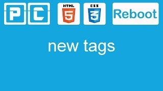 HTML5 and CSS3 beginners tutorial 33  New tags for the layout [upl. by Pozzy688]