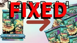 FIXED PACK DUPLICATION GLITCH  PvZ Gw2 Infinite Pack Dupe Glitch [upl. by Aloibaf]