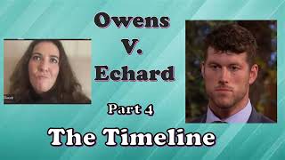 Owens V Echard The Timeline Part 4 [upl. by Graubert730]