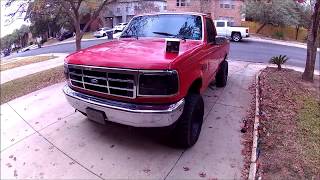 Rock Light Install 1995 OBS Ford F150 Opt7 Lighting [upl. by Eliathan482]