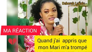 La sr Deborah Lukalu Ma Réaction Qd jai appris ce qui sest passé avec mon mari 😓 [upl. by Nosnhoj]