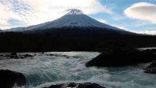 Hermoso VOLCÁN OSORNO amp SALTOS DE PETROHUÉ en INVIERNO Sonido Natural  CHILE [upl. by Thury800]