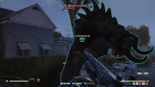 Fallout 76 Making Friends with a Deathclaw 2 [upl. by Lanrev931]