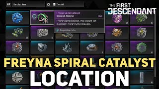 How To Get Freynas Spiral Catalyst Location  The First descendant [upl. by Lirva656]