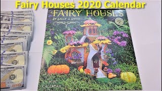 Fairy Houses 2020 Wall Calendar Flip Through by Sally J Smith [upl. by Eidnam]