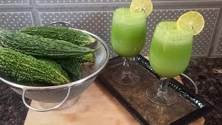 Karela Juice  Karela Juice Recipe  How To Make Karela Juice  Bitter Gourd Juice NeelasRecipes [upl. by Jenesia381]