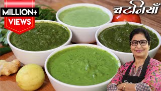 धनिये की 4 चटपटी चटनियाँ बनाओगे तो उंगलिया चाटते रह जाओगे  Quick amp Easy Dhaniya Chutney Recipe [upl. by Yadrahc]