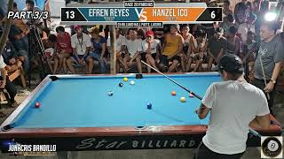 P33 EFREN quotBATAquot REYES VS HANZEL ICO PAETE LAGUNA RACE 20 [upl. by Folly]