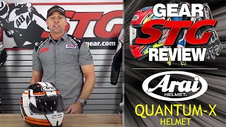 Arai QuantumX Helmet Review  Sportbike Track Gear [upl. by Minetta]