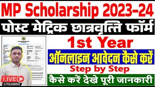 Mp Scholarship Form kaise Bhare 202324  Post Metric Scholarship Online Form Kaise bhare [upl. by Juxon143]