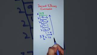 decimal to binary conversion asifpatriotisch [upl. by Selim579]