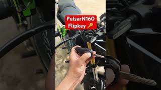 Flipkey 🔑 for all bikes 🏍️ modified exhaust pulsarn160 [upl. by Sotos]