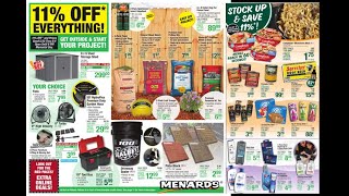 Menards 11 OFF Everything Sales Ad Flyer 0525202306042023Week 15 [upl. by Leddy]