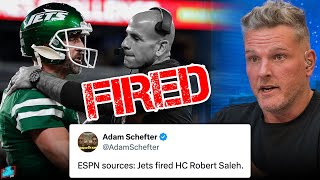 Robert Saleh Fired By Jets  Pat McAfee Show [upl. by Adnohs532]