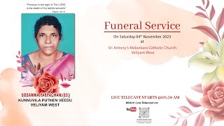 FUNERAL SERVICE  SOSAMMA PAPPACHAN 83  04112023 0830 AM  LEKASHMI WEDDING MEDIA 9447656391 [upl. by Delmore]