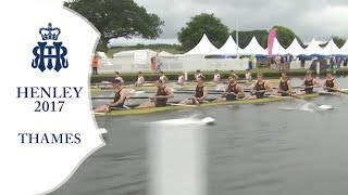 Leander amp Tees v Worcester  Thames  Henley 2017 Day 1 [upl. by Theis]