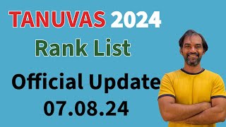 TANUVAS 2024 Rank list on 070824  TN Veterinary Rank list 2024 [upl. by Netsruk]