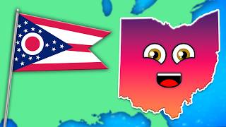 Explore The Geography Of Ohio  US States Songs For Kids  KLT Geography [upl. by Aidekal]