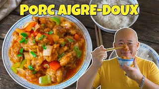 Porc sauce aigredouce  Le Riz Jaune [upl. by Llerred]