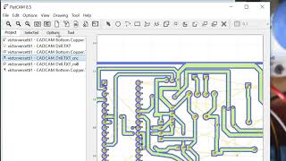 proteus pcb to Gcode [upl. by Caves]