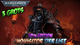 Inquisitors  Assassin Tier List 3 Grots Podcast [upl. by Gary578]