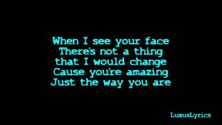 Bruno Mars  Just The Way You Are lyrics HD [upl. by Leonsis]