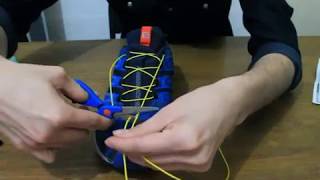 Cambiar cordones Quicklace SALOMON  SALOMON Lacing Tutorial [upl. by Nyrrat]