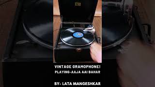 Watch How This Vintage Gramophone Brings Lata Mangeshkars Classic to Life [upl. by Lareena]