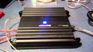 Alpine MRPM500 Mono Amplifier on JL 12W6v2 [upl. by Chaudoin]