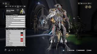 warframe NIDUS PRIME 4th skin fashionframe with details [upl. by Enetsirk]