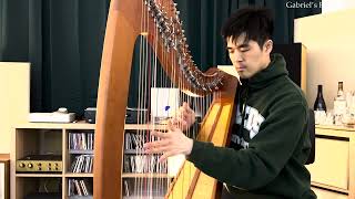 Bluemont waltz arrangement for Celtic harp [upl. by Leugimesoj357]