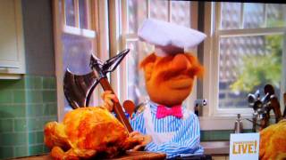 The Muppets Swedish Chef on Thanksgiving Live on Food Network [upl. by Elatsyrc]