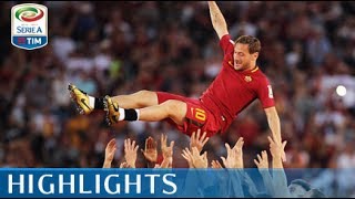 Roma  Genoa  32  Highlights  Giornata 38  Serie A TIM 201617 [upl. by Helga173]