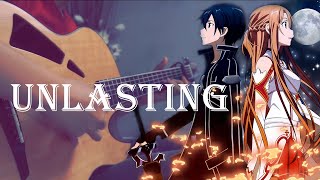 UNLASTING  Sword Art Online  LiSA  Anime Song Covers  Fingerstyle Guitar Cover [upl. by Ahsiatal]