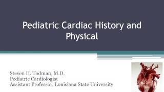 History and physical in pediatric cardiology [upl. by Eillek]