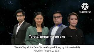 Previously on DZRH Lyric Sessions quotToretequot by Moira Dela Torre Original Song by Moonstar88 [upl. by Binette]