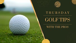 Golf Tip Thursday with Dave Driskell [upl. by Eniluqcaj]