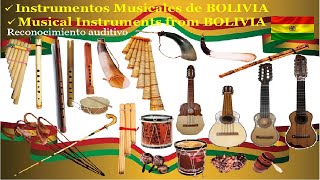 🌎 Instrumentos Musicales de BOLIVIA Instruments Musical from BOLIVIA [upl. by Thanh]