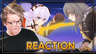 COLLAB TIME Honkai Impact 3rd x Honkai Star Rail Collab BehindtheScenes Preview REACTION [upl. by Namaan]