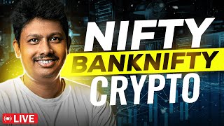 🔴 Banknifty nifty Options  Live Crypto Trading  Hero Zero Expiry Trading [upl. by Aniuqahs]