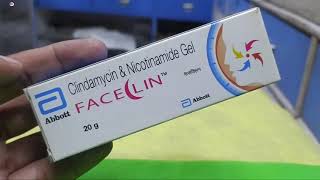 Faceclin Gel Clindamycin amp Nicotinamide Gel Faceclin Gel for Acne Uses side effects and benefits [upl. by Leahcimed]