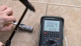 Liion 18650 lithium  temperature at failure akumulatorek litowy [upl. by Halika]