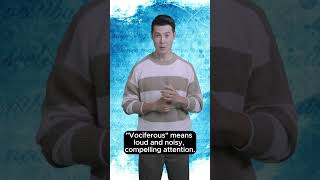 What is the meaning of quotvociferousquot englishvocabulary [upl. by Alten16]