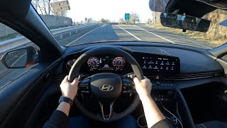 2024 Hyundai Elantra N Line POV Test Drive and Review [upl. by Branham31]