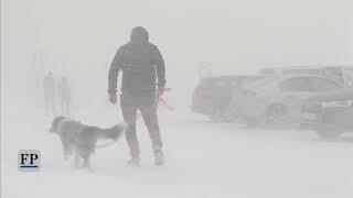 Sturm quotVeikoquot zieht über das Erzgebirge [upl. by Merow]