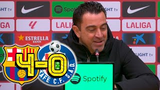 RUEDA PRENSA XAVI FC BARCELONA 40 GETAFE CF [upl. by Elawalo]