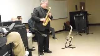 Paul COHEN Adolphe Sax saxophones demostration [upl. by Epner649]