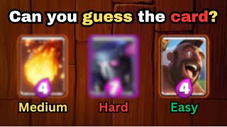 Can You Guess the Clash Royale Cards clashroyale [upl. by Tanaka]